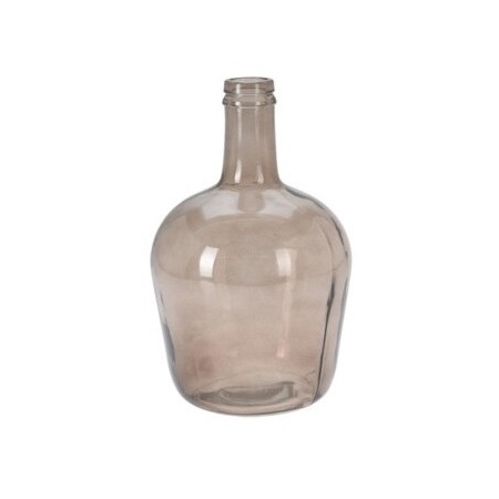 Vaza Old Times din sticla reciclata mov 19x30 cm