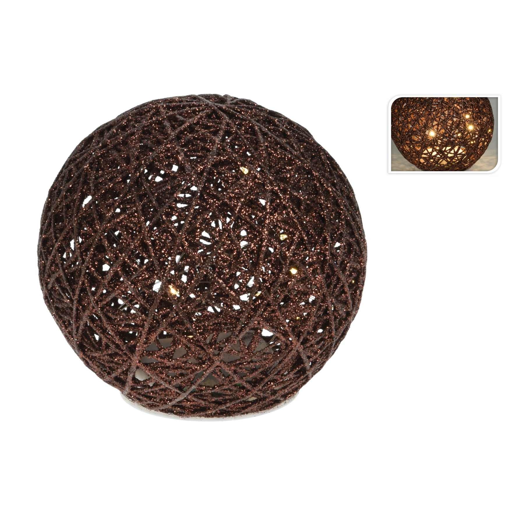 Sfera decorativa Copper Ball 15x14 cm