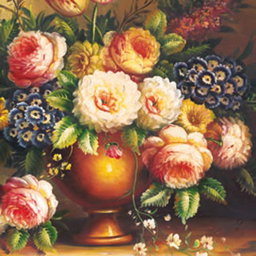 Servetele decorative din hartie cu flori 25 cm