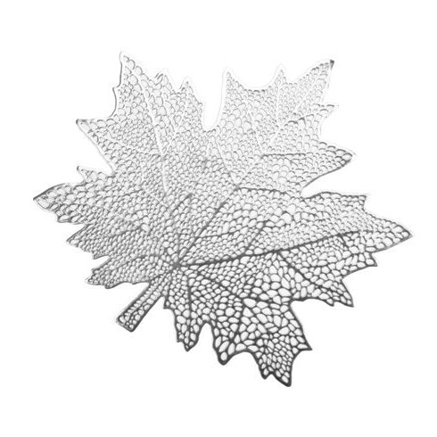 Napron Autumn in forma de frunza argintiu 40×40 cm 40x40