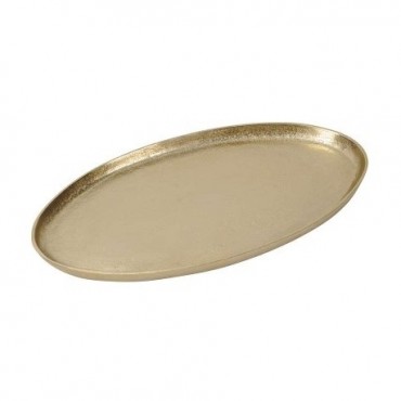 Tava ovala Golden Polish din metal 39x19 cm