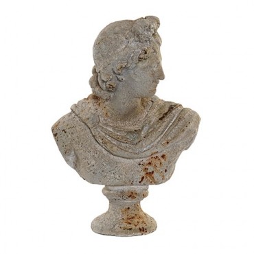 Bust Ares cu aspect antichizat 22x14x35 cm