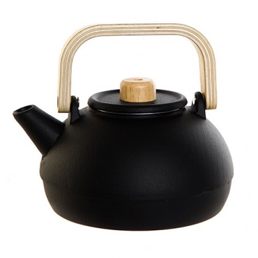 Ceainic Black din fonta neagra 18x16 cm