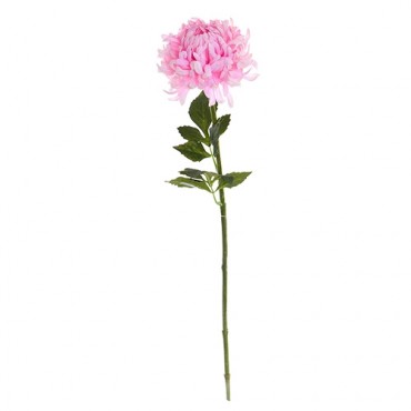 Floare decorativa Crizantema roz 76 cm