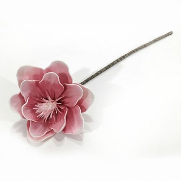 Floare decorativa roz 50 cm