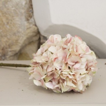 Floare decorativa Hortensia Pink 53 cm