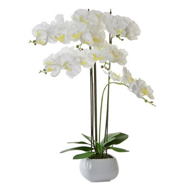 Orhidee decorativa in ghiveci 50x26x70 cm