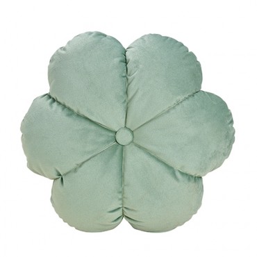 Perna Flower din textil verde 45x10 cm