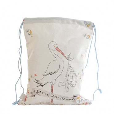 Rucsac Stork din textil 28x36 cm - modele diverse