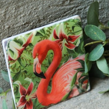 Suport pentru pahar Flamingo din ceramica 10.8 cm