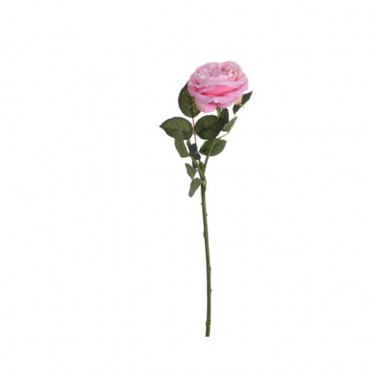 Trandafir roz decorativ 63 cm