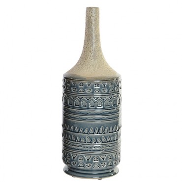 Vaza Motif din ceramica crem 25x53 cm