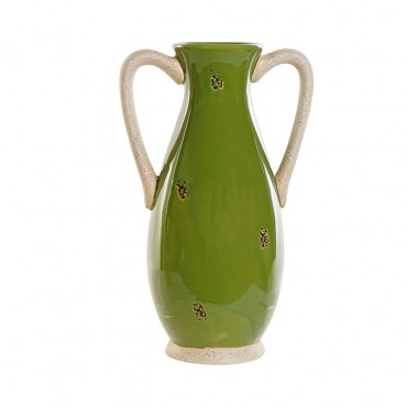 Vaza Toulouse din ceramica verde 27 cm