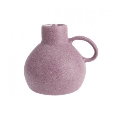Vaza Archaic din ceramica burgundy 14x14 cm