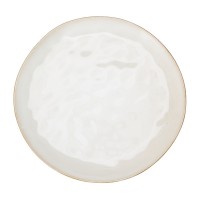 Farfurie intinsa Evelyn, din ceramica, alb, 27,8 cm