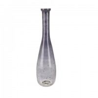 Vaza Amari din sticla, gri, 10x40 cm