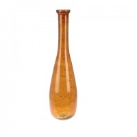 Vaza Amari din sticla, maro, 10x40 cm