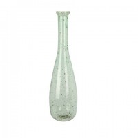 Vaza Amari din sticla, verde, 10x40 cm