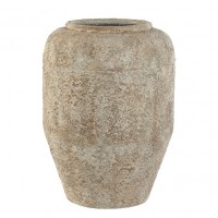 Vaza Prime din metal bej 31.5x38.5 cm