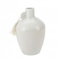 Vaza Milky din portelan alb 22 cm
