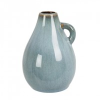 Vaza Nora din ceramica, albastru, 8x12 cm