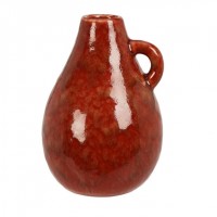 Vaza Nora din ceramica, caramiziu, 8x12 cm