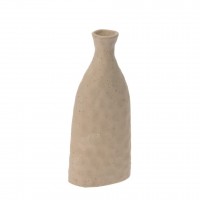 Vaza Serenity din ceramica, bej, 13x7x18 cm
