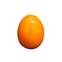 Deco Easter Egg portocaliu 10.5 cm