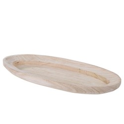 Platou oval din lemn 50x23 cm