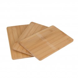 Platou servire din lemn de bambus natur 22x14 cm