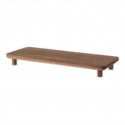 Tava cu picioare Table din lemn acacia 36x15 cm 
