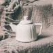 Ceainic Dream din ceramica alba 12 cm