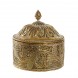 Cutie bijuterii Francis din metal auriu 13 cm