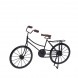 Deco Bicycle din metal negru 47x12x27 cm - modele diverse