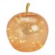 Deco Golden Apple din sticla 16x17 cm