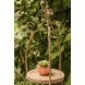 Etajera Romantic Garden din metal maro 134 cm