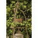 Etajera Romantic Garden din metal maro 178 cm
