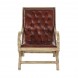 Fotoliu Lounge din lemn maro 64x98x94 cm