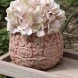 Ghiveci Flora din ceramica roz 16.5x13 cm