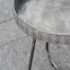 Masuta Regal din metal argintiu 45x53 cm