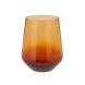 Pahar Sunrise din sticla, portocaliu, 425 ml