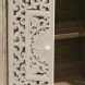Suport pentru chei Floralis din lemn alb 25x8x32 cm