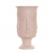 Vaza Faces din ceramica roz 26 cm