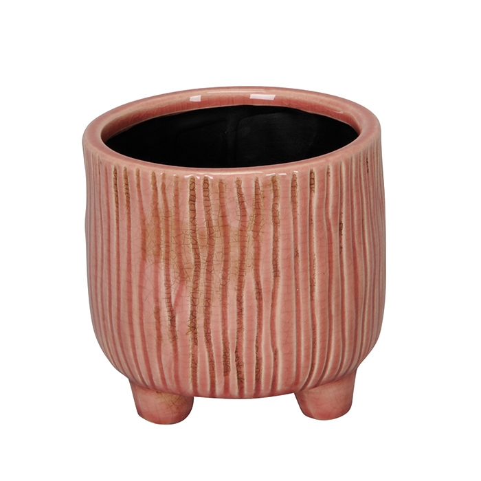 Poza Ghiveci Root din ceramica roz 14 cm