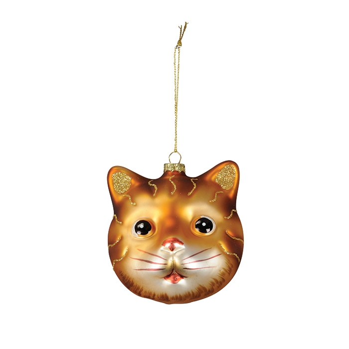 Glob Kitty Cat din sticla portocalie 10 cm chicville.ro imagine noua 2022