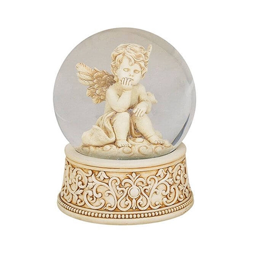 Glob muzical Angel din polirasina 21×14 cm chicville.ro imagine antiquemob.ro
