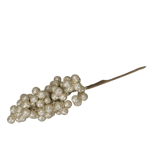 Ramurica decorativa Gold Berries 15 cm chicville.ro imagine noua 2022