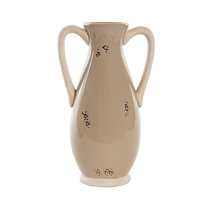 Poza Vaza Toulouse din ceramica bej 27 cm